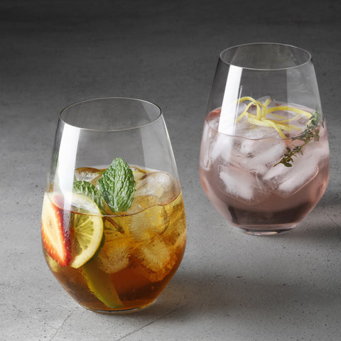 Krosno stemless wine glasses