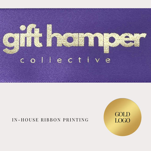 Purple Ribbon/Gold Print