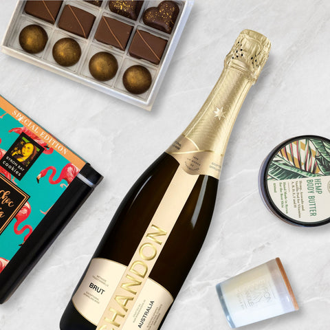 Chandon, Chocolates and Beauty Gifts
