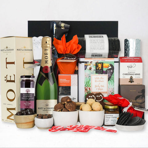 Corporate Xmas Hamper With Moet