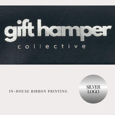 Black Ribbon/Silver Print