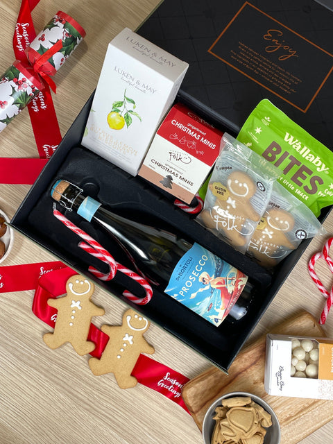 Byron Bay Gifts EM GIFT HAMPERS Prosecco Christmas Hamper