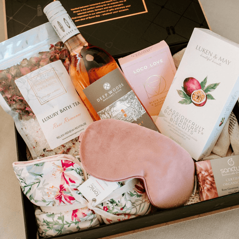 Byron Bay Gifts GIFT HAMPERS RosÃ© Wine Pamper Hamper