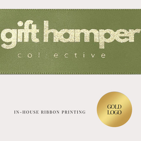 Green Ribbon/Gold Print